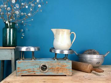 BILANCIA A PIATTI DA NEGOZIO INIZI 900 CELESTE