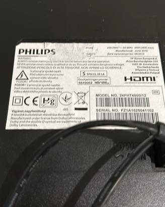 Tv Lcd Philips 24 pollici