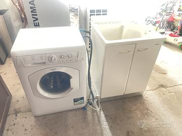 Lavatrice + mobile lavabo