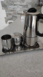 Set caffettiera lattiera e zuccheriera AMC