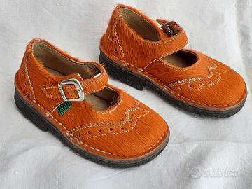 Scarpe Kikers 21 arancioni pelo pelliccia