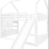 Letto matrimoniale soppalcato montessori