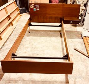 Letto in teak svedese modernariato anni 50 origina