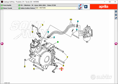 -Leva cambio Aprilia MX 50 AP8235162