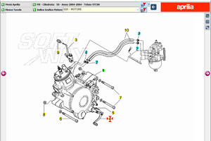 -Leva cambio Aprilia MX 50 AP8235162