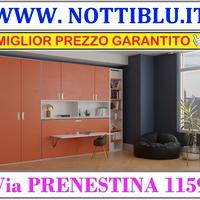 Letto a Scomparsa RUDY D 1piazza MATERASSO OMAGGIO