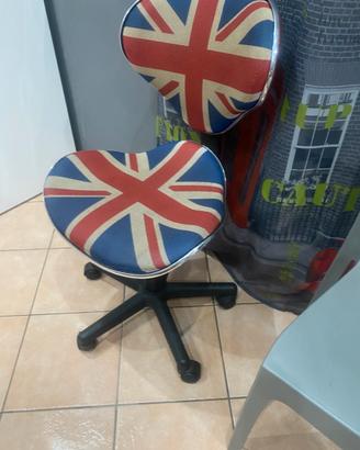 Sedia con rotelle