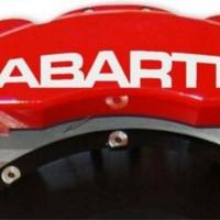 Adesivo decal pinze freno logo fiat abarth