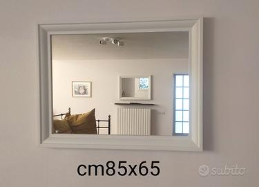 Specchio cornice bianca classica Ikea Toftbyn  2