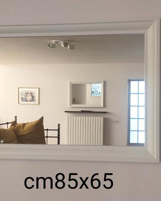 Specchio cornice bianca classica Ikea Toftbyn  2