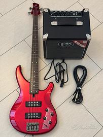 Basso YAMAHA con amplificazione