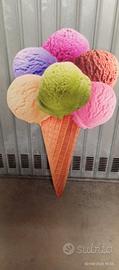 cono gelato di alluminio 