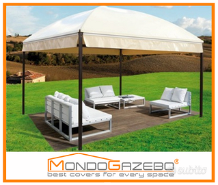 Gazebo SUN PLUS  4x4 copertura auto uso pubblico