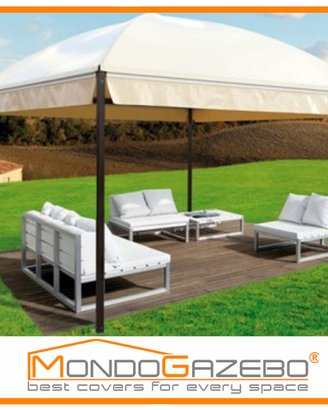 Gazebo SUN PLUS  4x4 copertura auto uso pubblico