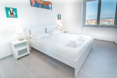 Bivano panoramico con vista città