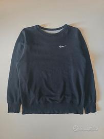 Felpa Nike uomo M nera girocollo Swoosh