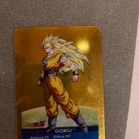 Carta goku supersayan lamincards