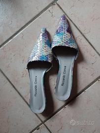 Scarpe sabot Riccardo Conca, originali, nuove