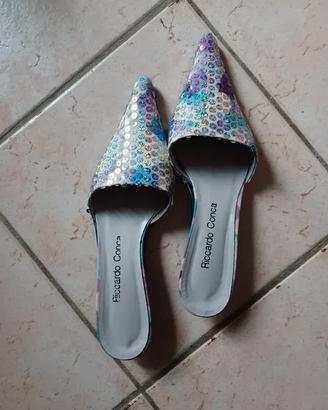 Scarpe sabot Riccardo Conca, originali, nuove
