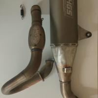 SCARICO COMPLETO HGS  con fondello in carbonio 