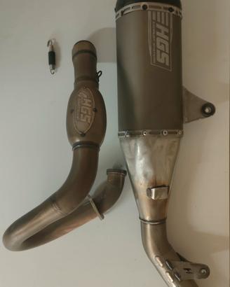 SCARICO COMPLETO HGS  con fondello in carbonio 