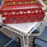 Cassette plastica impilabili