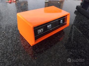 SVEGLIA ORANGE  VINTAGE  ANNI 70