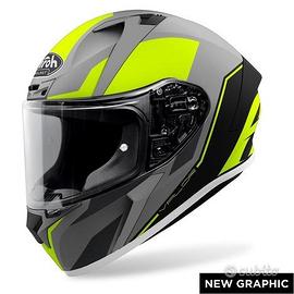Casco Airoh Valor wings yellow matt