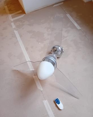 Lampadario con pale