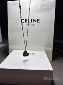collana celine con ciondolo cuore