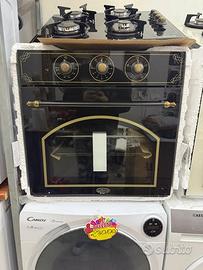 Forno ventilato vetro nero rustico nuovo garantito