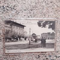 Cartolina viaggiata Brescia Stazione 1901