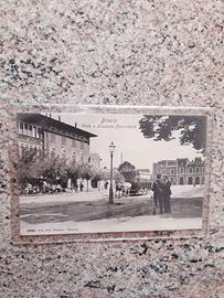 Cartolina viaggiata Brescia Stazione 1901