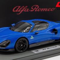 1:18 Alfa Romeo 33 Stradale Blu Reale - BBR
