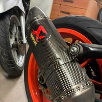 Scarico akrapovic ktm duke 390 2017-19 omologato