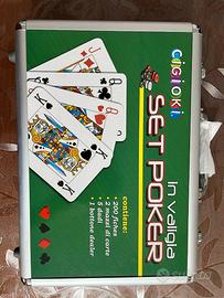 Set Poker Cigioki in Valigetta Alluminio - Nuovo