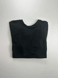 Felpa Calvin Klein Nera Taglia L Nuova