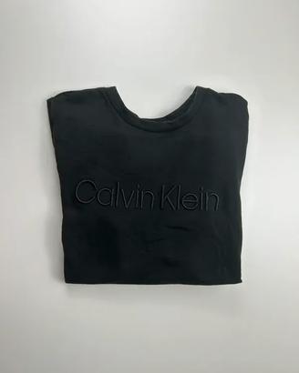 Felpa Calvin Klein Nera Taglia L Nuova