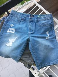 Set di 4 pantaloncini, jeans  corti uomo Taglia 48