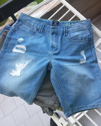 Set di 4 pantaloncini, jeans  corti uomo Taglia 48