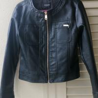 Giubbotto in pelle guess bambina