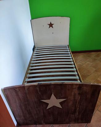 Letto ragazzi legno massello