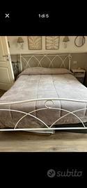 Letto matrimoniale ferro battuto