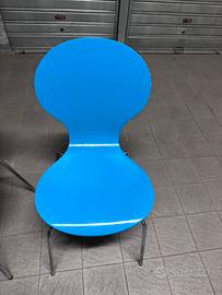 4 sedie colorate di design