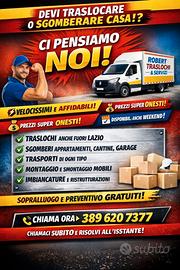 Traslochi montaggio mobili sgomberi