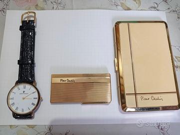 Orologio,Accendino,Porta Sigarette, Pierre Cardin