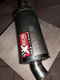 Scarico X-racing Titanio 