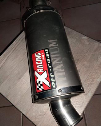 Scarico X-racing Titanio 