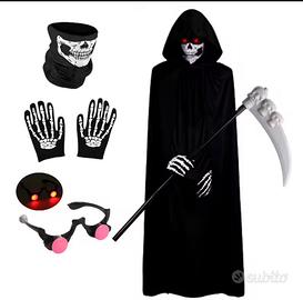 Costume halloween tristo mietitore 4 pezzi ⚰️💀