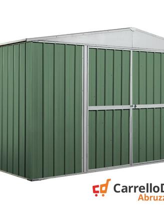 Box in lamiera Acciaio 360x260cm 9mq verde scuro